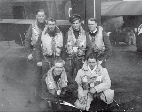 Jim left with the crew of a Lancaster bomber in the RAF c 1945 Pam - photo 10