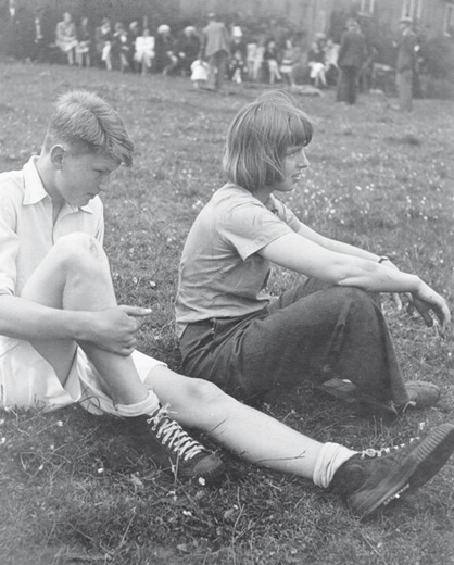 Harvey and me having just won the three-legged race during Holcombe villages - photo 15