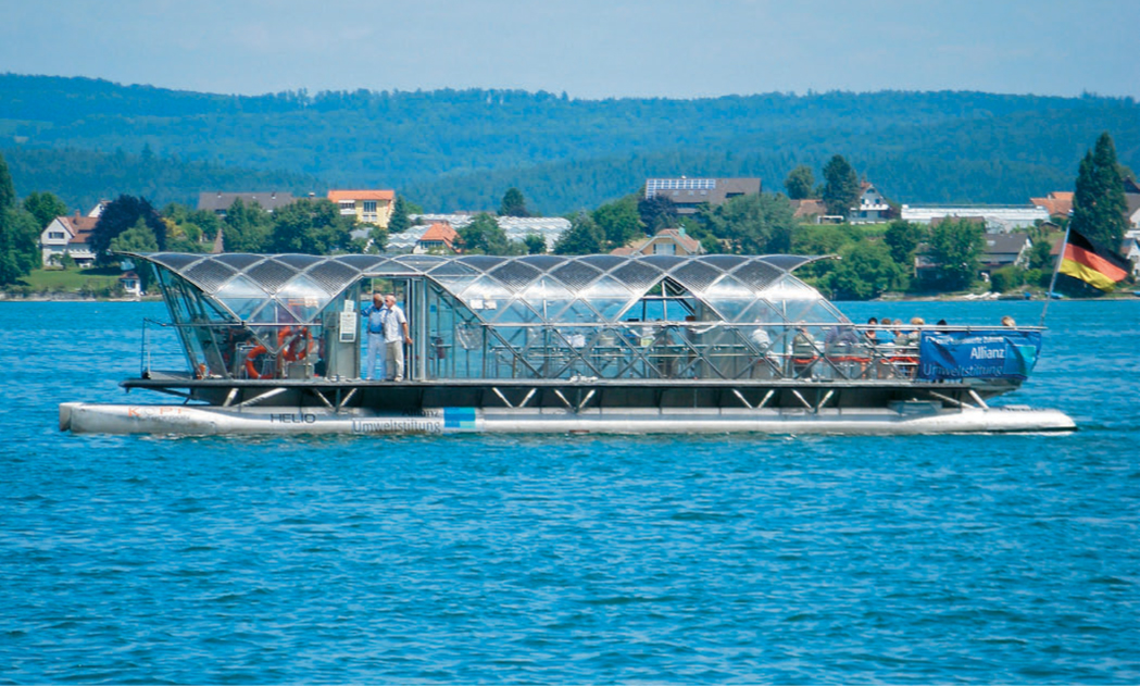 This elegant catamaran is powered by the solar panels forming its roof - photo 9