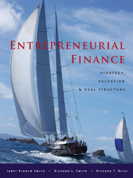 Smith Janet Kiholm Entrepreneurial Finance