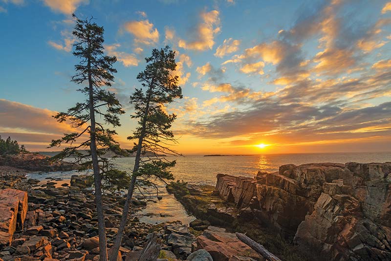 Acadia National Park Catch Americas first sunrise from Cadillac Mountain then - photo 11