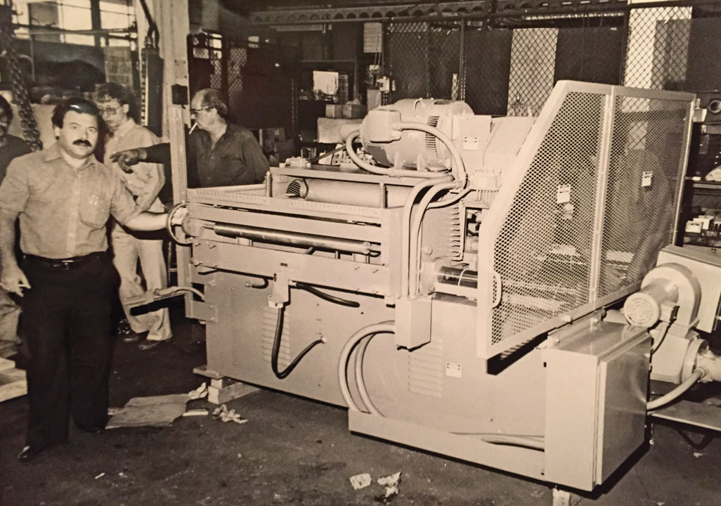 My father at work in the Soviet Union inspecting a machine he designed - photo 8