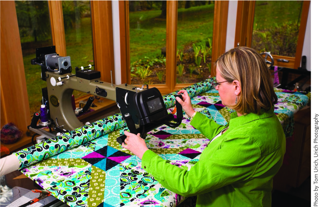 Free-motion quilting can be accomplished many ways using a home sewing machine - photo 1