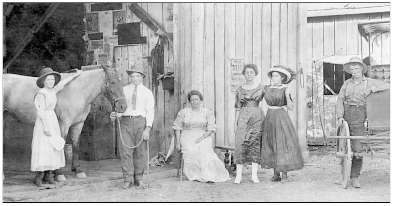 THE VILLAGE BLACKSMITH Early Folsom citizens gather in front of a blacksmith - photo 8