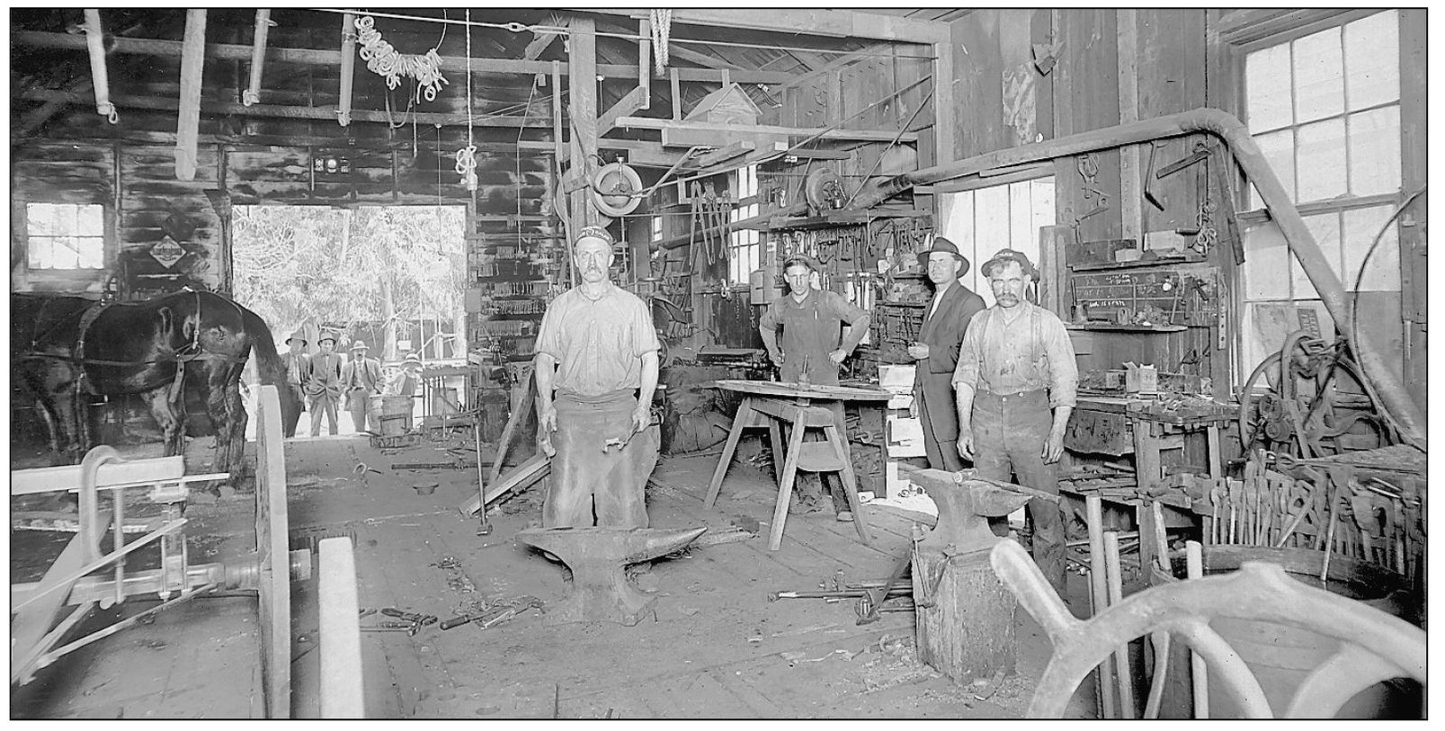 ANOTHER VIEW OF CRUICKSHANKS BLACKSMITH SHOP A blacksmiths job was much more - photo 11