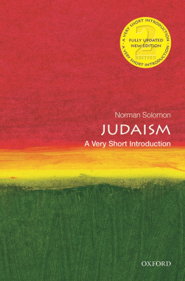 Solomon - Judaism: A Very Short Introduction