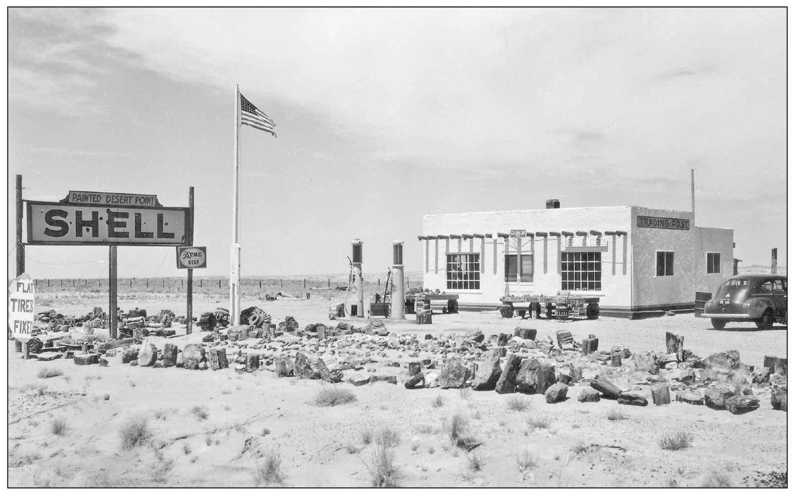 Harry C Osborne operated the Painted Desert Point Trading Post 21 miles east - photo 12