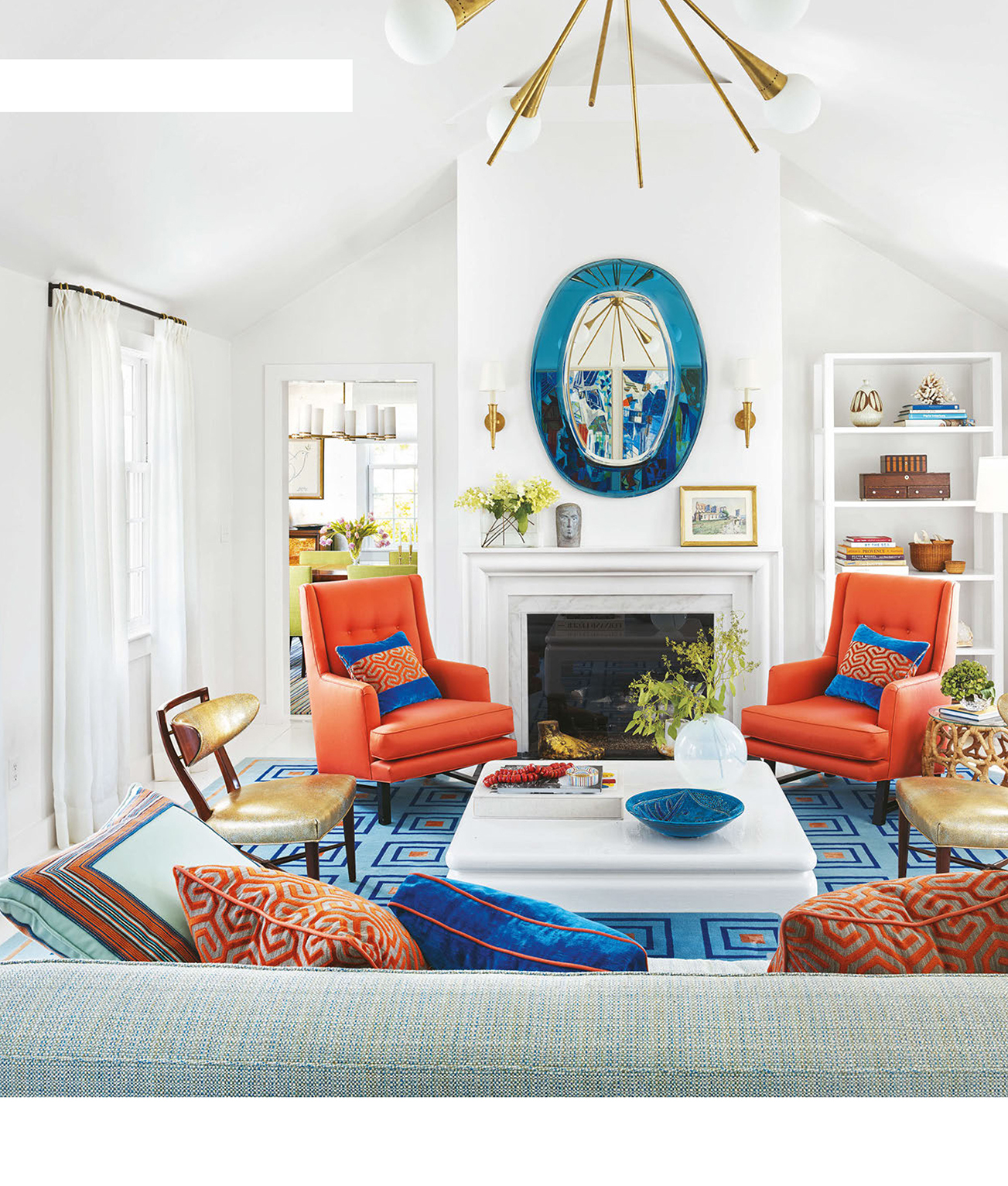 HOUSE BEAUTIFUL STYLE SECRETS bursts of tangerine A SPLASH OF UNEXPECTED - photo 12