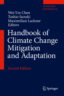 Wei-Yin Chen Toshio Suzuki - Handbook of Climate Change Mitigation and Adaptation