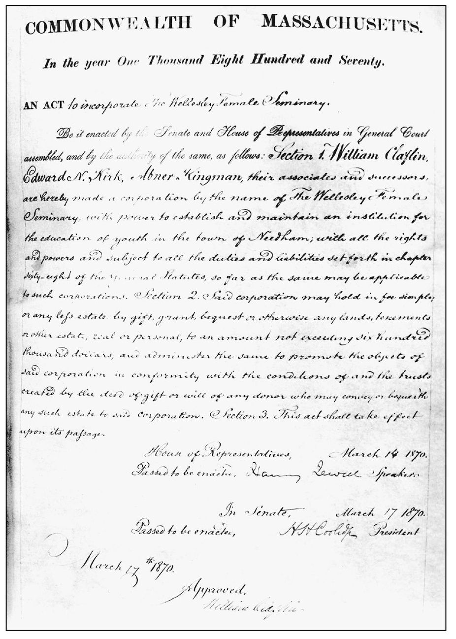 On March 17 1870 the Commonwealth of Massachusetts granted a charter to - photo 6