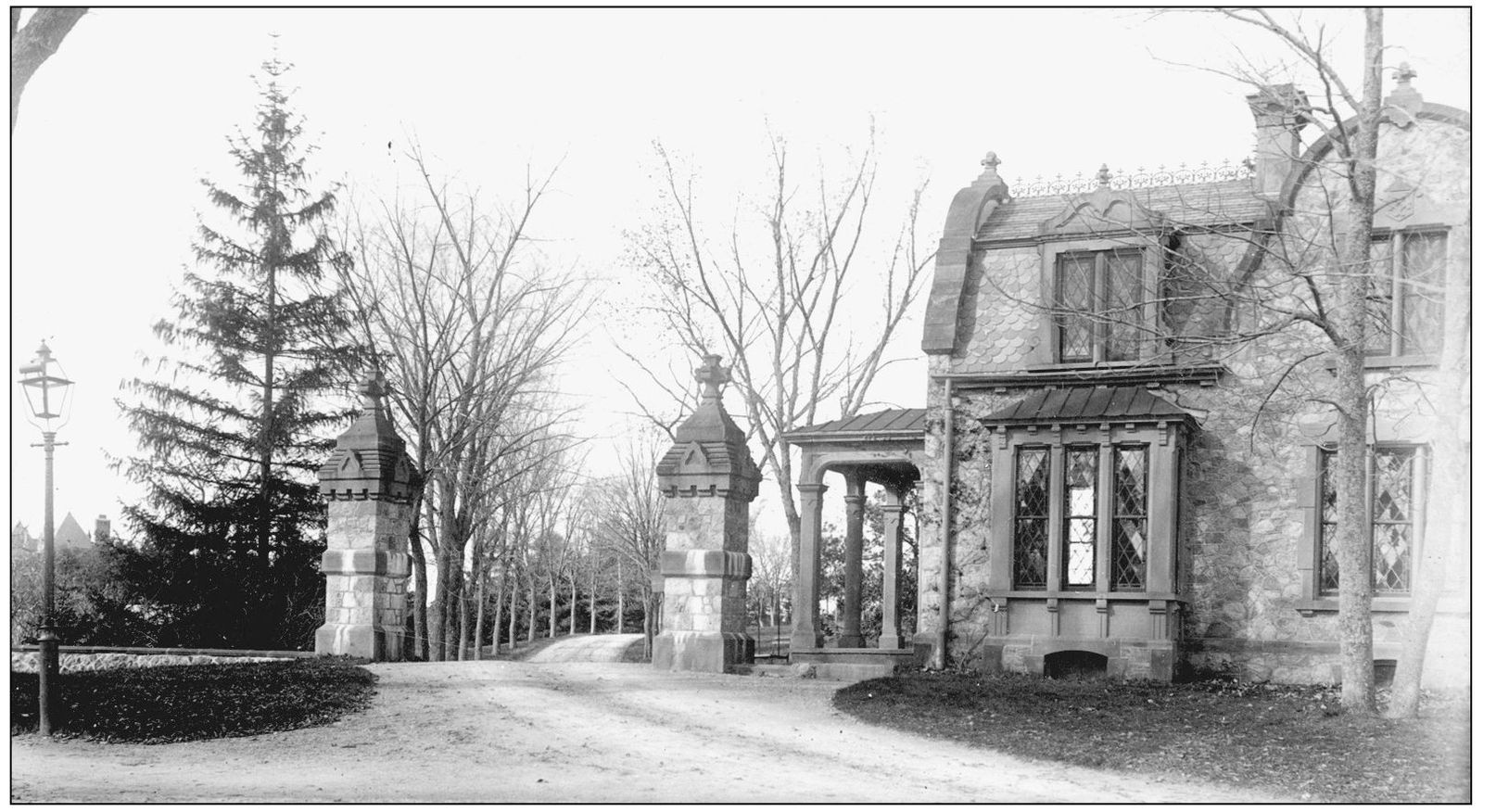 For many years the entrance to Wellesley College was here at East Lodge on - photo 7