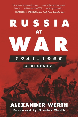 Werth Alexander - Russia at war 1941-1945: a history