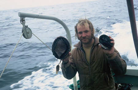 Jim with a fresh catch of abalone at Catalina island Carter family archives - photo 16