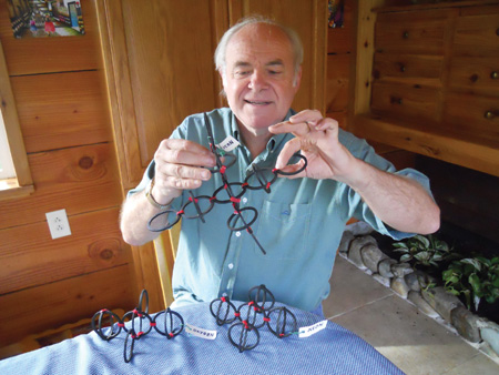 Jims original plywood models of the circlon-based structures of atomic nuclei - photo 20