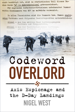 West Codeword overlord: axis espionage and the D-Day landings