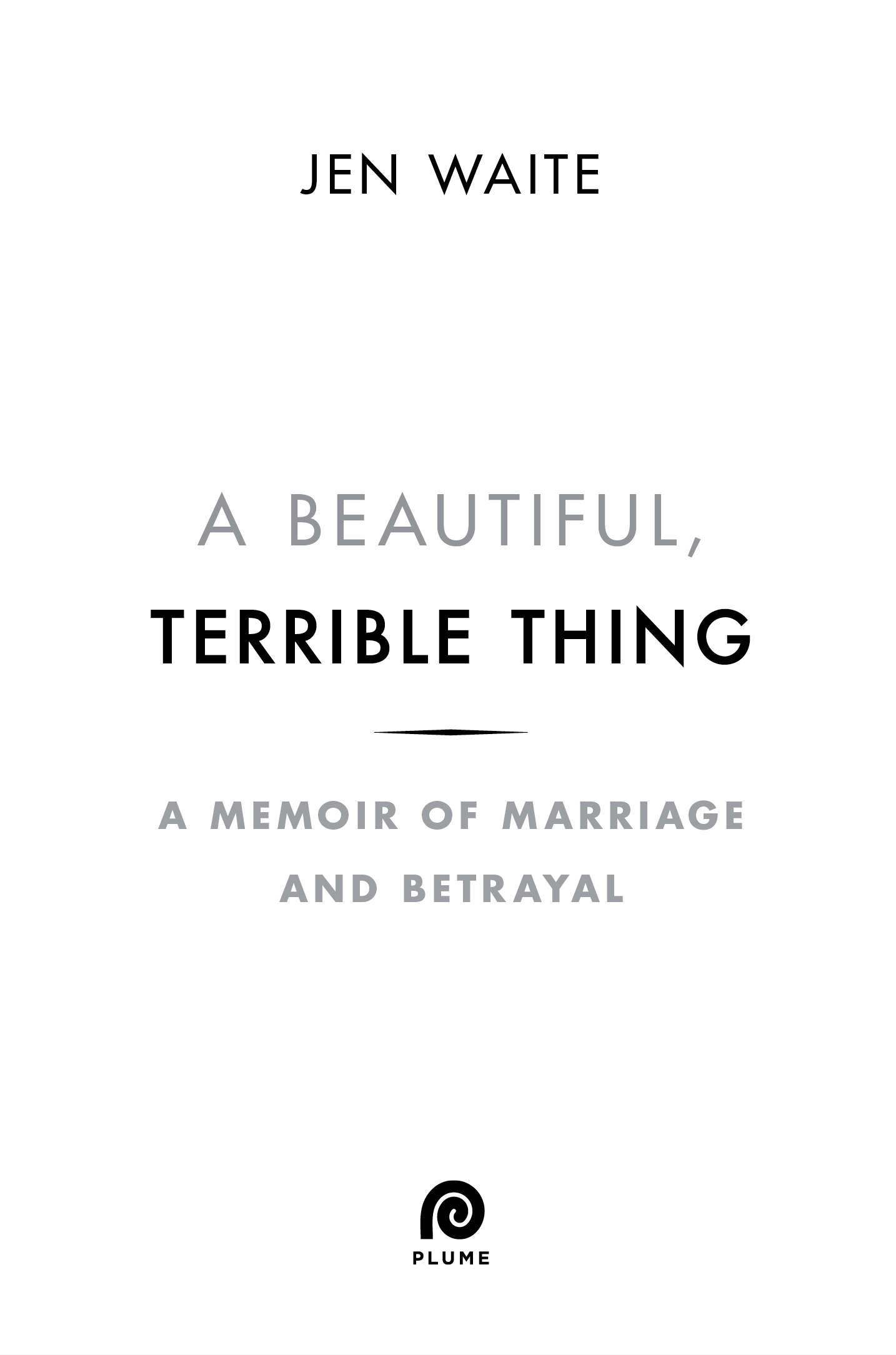 A beautiful terrible thing a memoir of marriage and betrayal - image 2