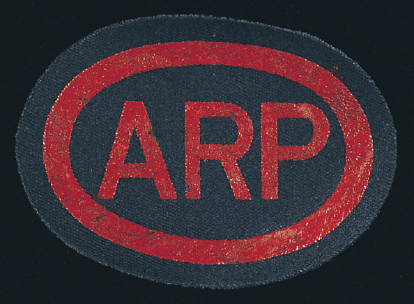 Fabric ARP badge worn on the overalls of men and women involved in air raid - photo 4