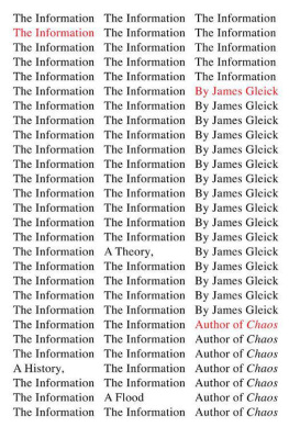 Gleick The Information