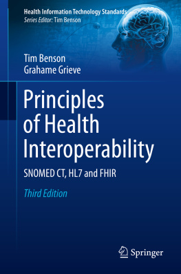 Tim Benson - Principles of Health Interoperability