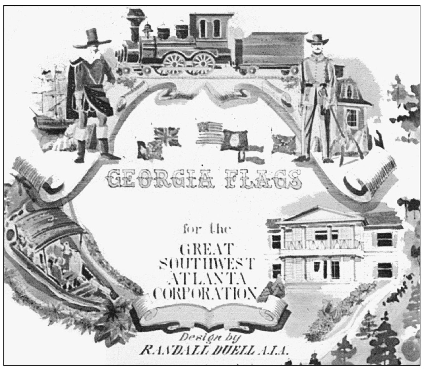 Randall Duells original proposal for the Atlanta park did not use the Six Flags - photo 4