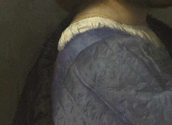 Detail Detail Rembrandts 1634 Self-Portrait influenced by Titians - photo 13