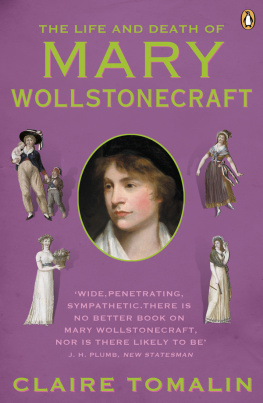 Tomalin The Life and Death of Mary Wollstonecraft