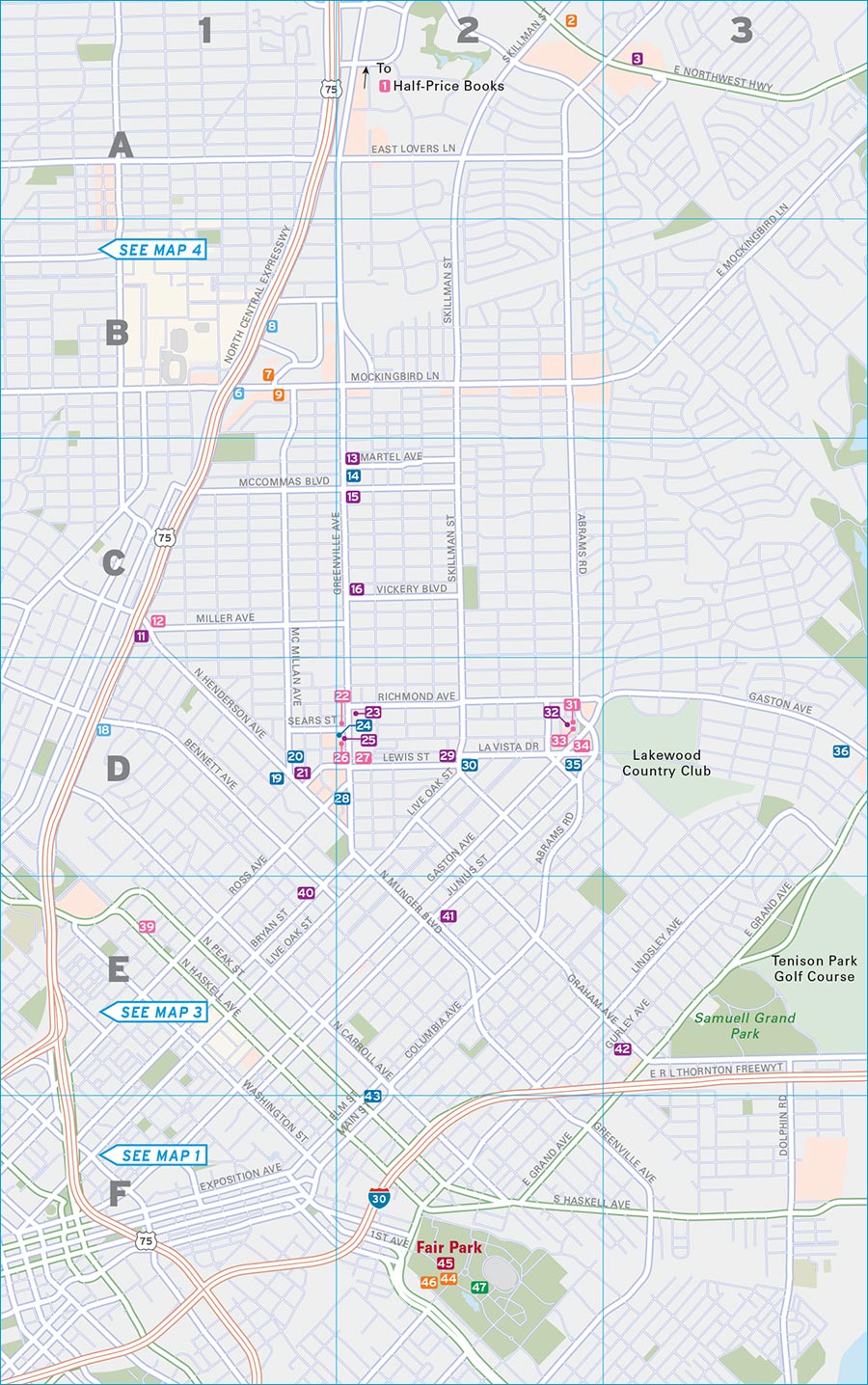 MAP 3 Uptown map halves follow - photo 8