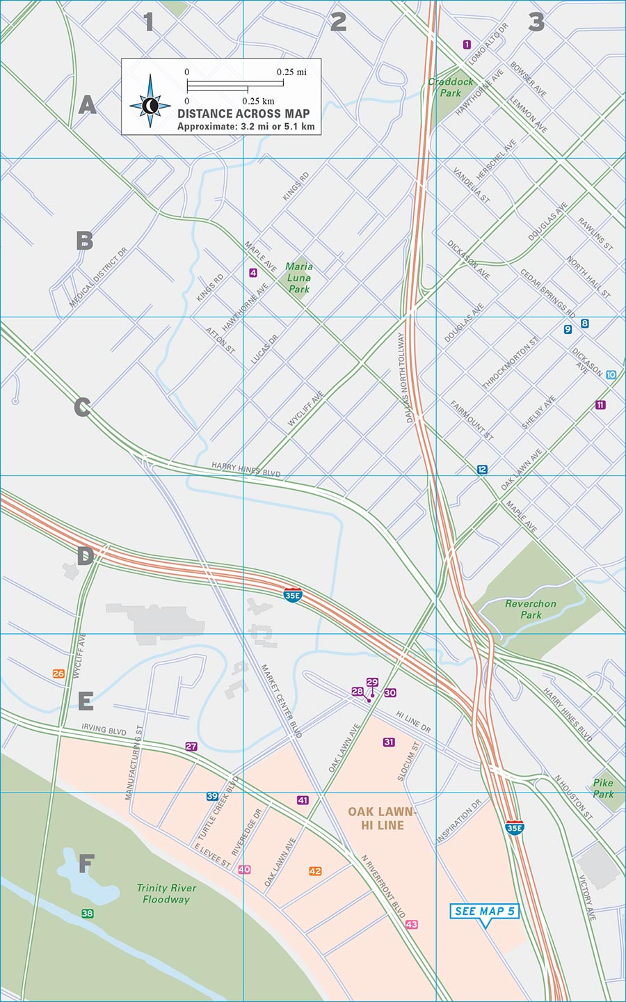 MAP 4 Park Cities map halves follow - photo 11