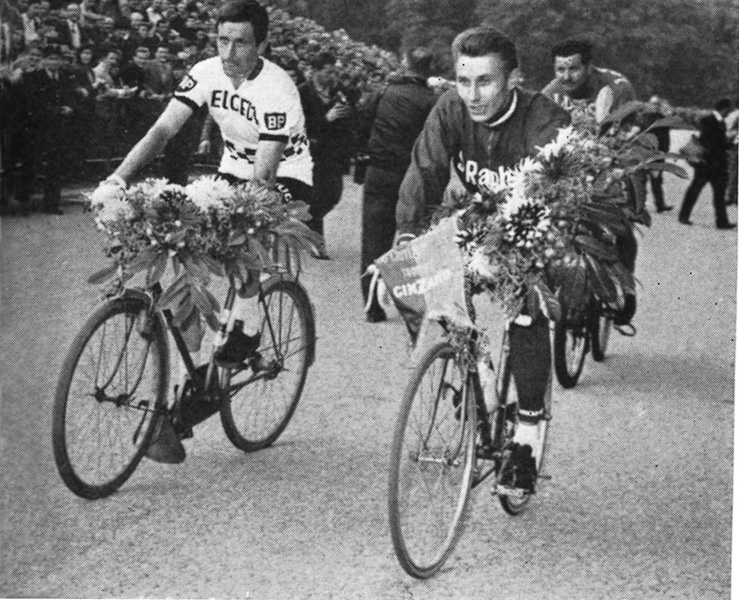 Second to Anquetil Criterium des As 1963 I did the lap of honour on an old - photo 16