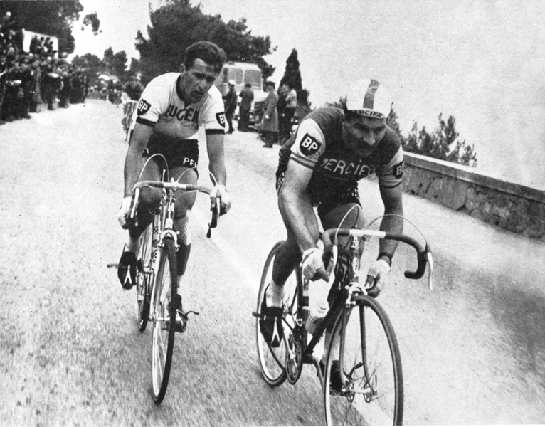 Assault on the Poggio Hill Poulidor tries to drop me MilanSan Remo 1964 - photo 19