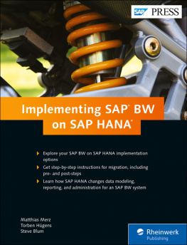 Torben Hügens - Implementing SAP BW on SAP HANA