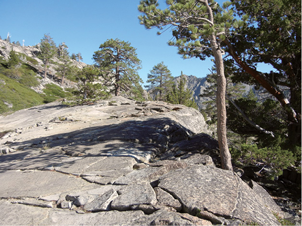 Slabs of polished granite swoop up off the Velma Lakes Trail in the Desolation - photo 6