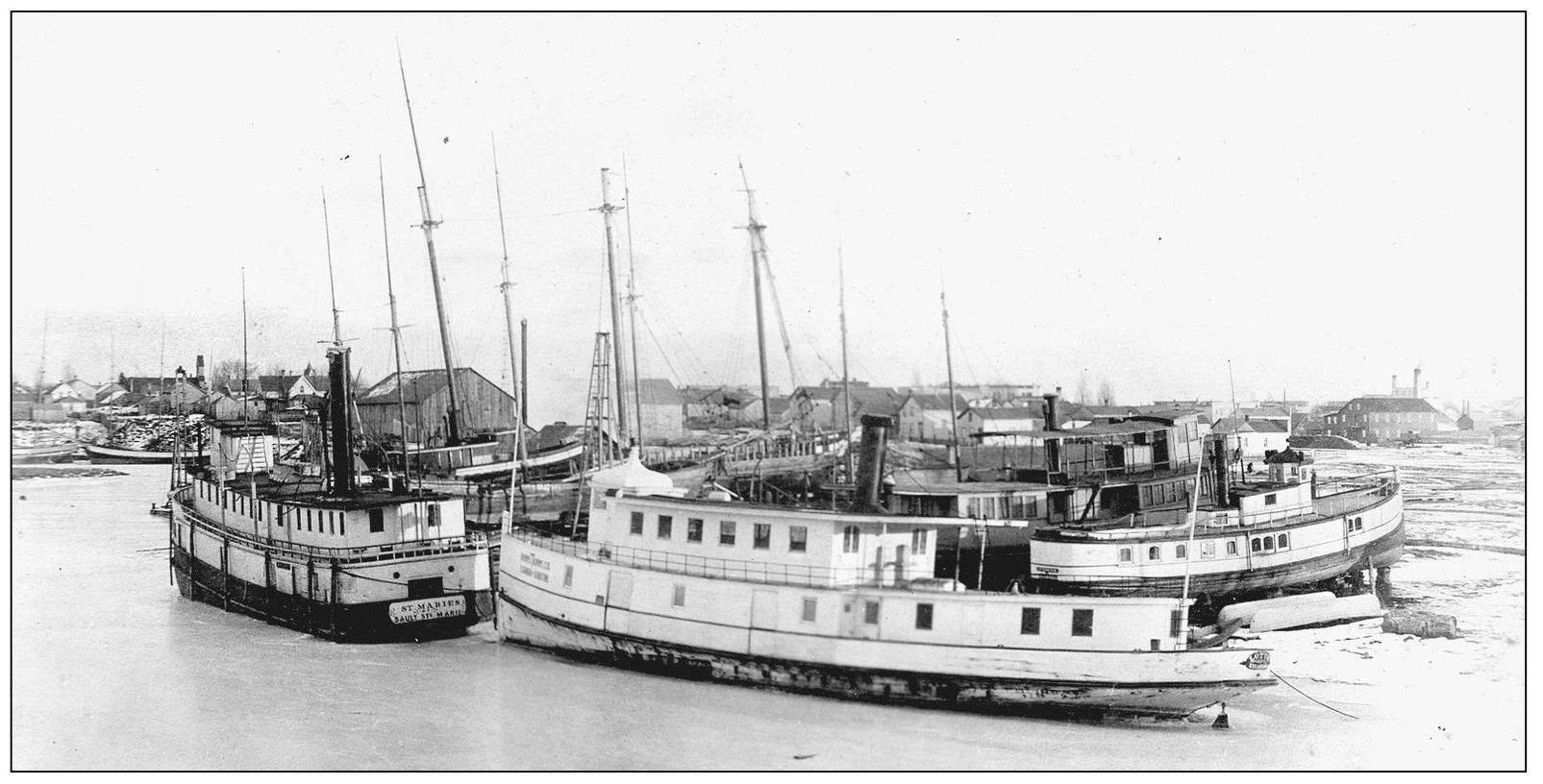 The Larson Shipyard was located at the west end of Shipyard Point in Manitowoc - photo 7