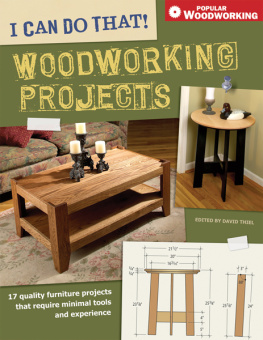Thiel - I Can Do That! Woodworking Projects: 157 Quality Furniture Projects That Require Minimal Tools and Experience
