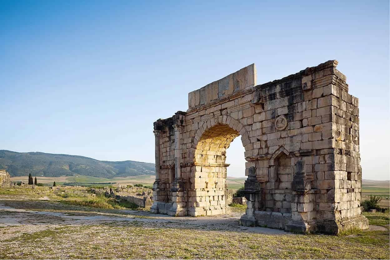 Volubilis The ruins of this Roman town lie scattered in a fertile plain near - photo 10