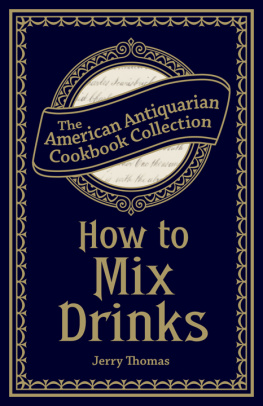 Thomas - How to mix drinks: or, The bon-vivants companion