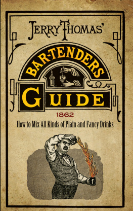 Thomas Jerry Thomas Bartenders Guide