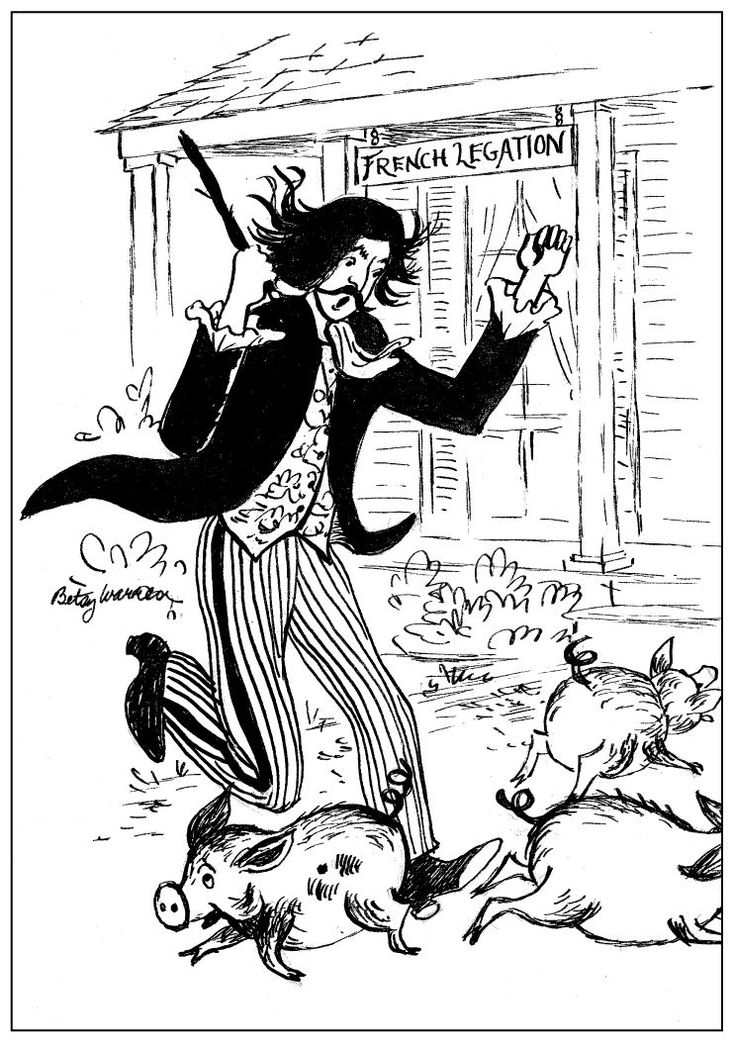 The most interesting French Legation story is referred to as the Pig War Count - photo 5