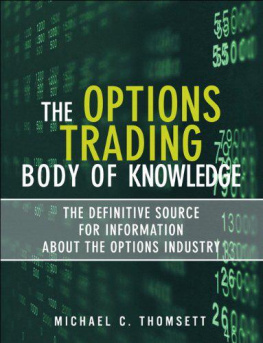 Thomsett - The Options Trading Body of Knowledge