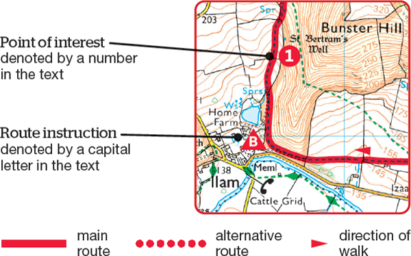 Key to walk symbols At the start of each walk there is a series of symbols that - photo 21