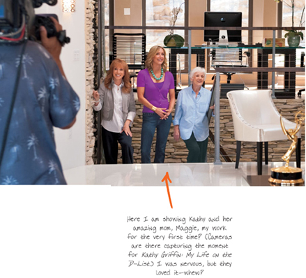 Here I am showing Kathy and her amazing mom Maggie my work for the very first - photo 8