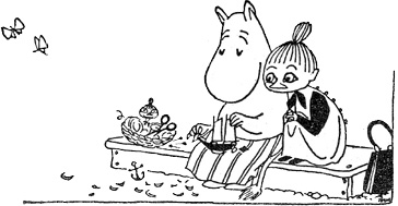 CHAPTER 1 About a bark boat and a volcano M OOMINMAMMA was sitting on the - photo 2