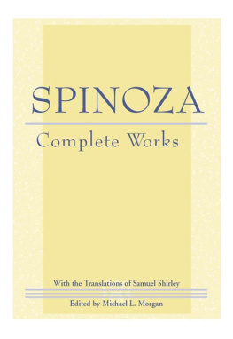 Spinoza Baruch - Spinoza