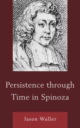 Spinoza Benedictus de - Persistence through Time in Spinoza