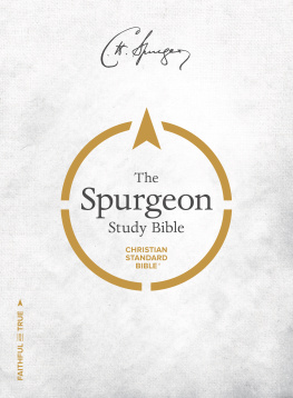 Staff - CSB Spurgeon Study Bible