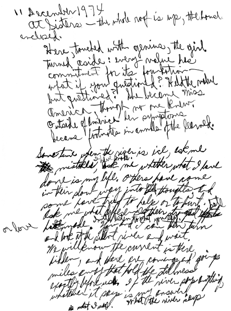 First draft of Ask Me December 11 1974 reduced From the William Stafford - photo 2