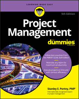 Stanley E. Portny - Project Management For Dummies