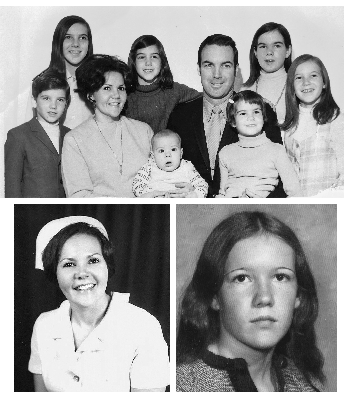 Top from left Patrick Susan my mother holding Michael Joanne my father - photo 1