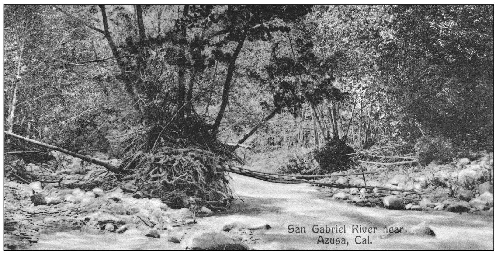 One of Los Angeles Countys major rivers the San Gabriel River is shown here - photo 12