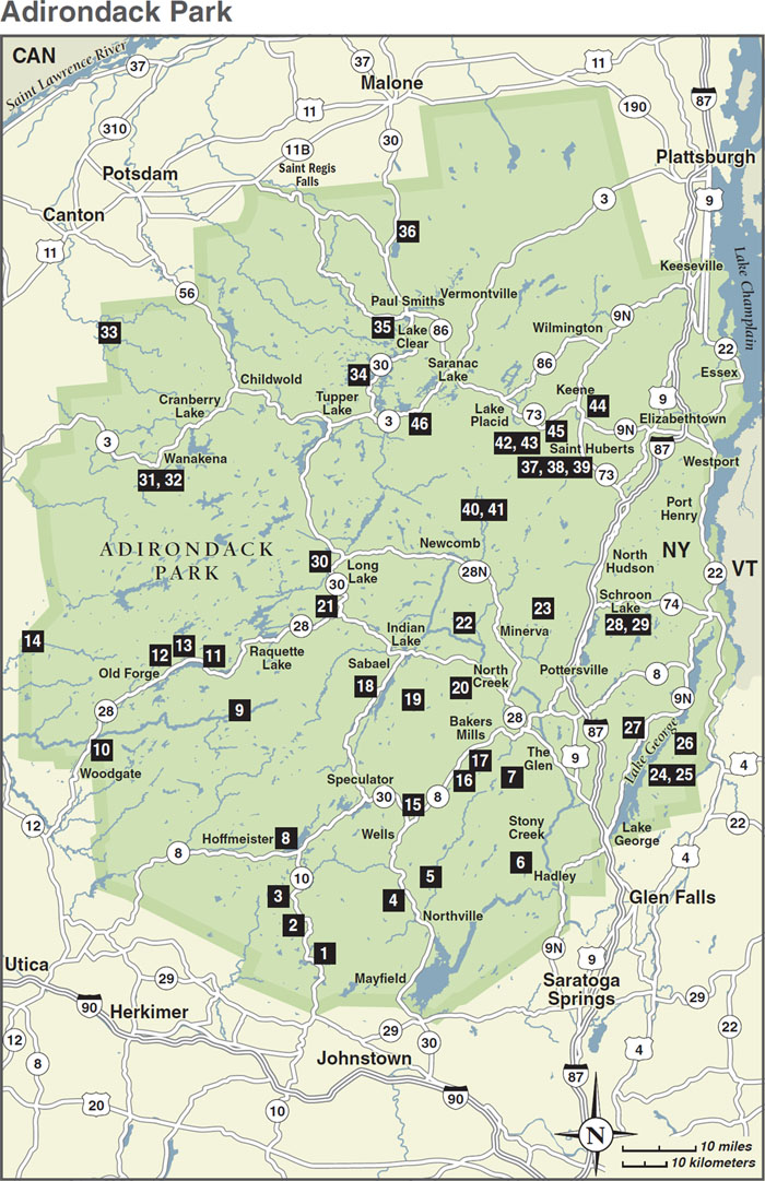 Overview Map Key HOFFMAN NOTCH BROOK Trail 23 Five-Star Trails - photo 2